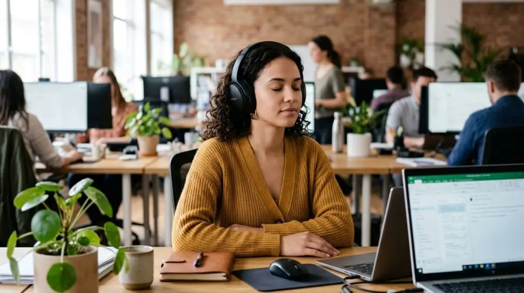 Bruit open space - Fatigue et solutions Var